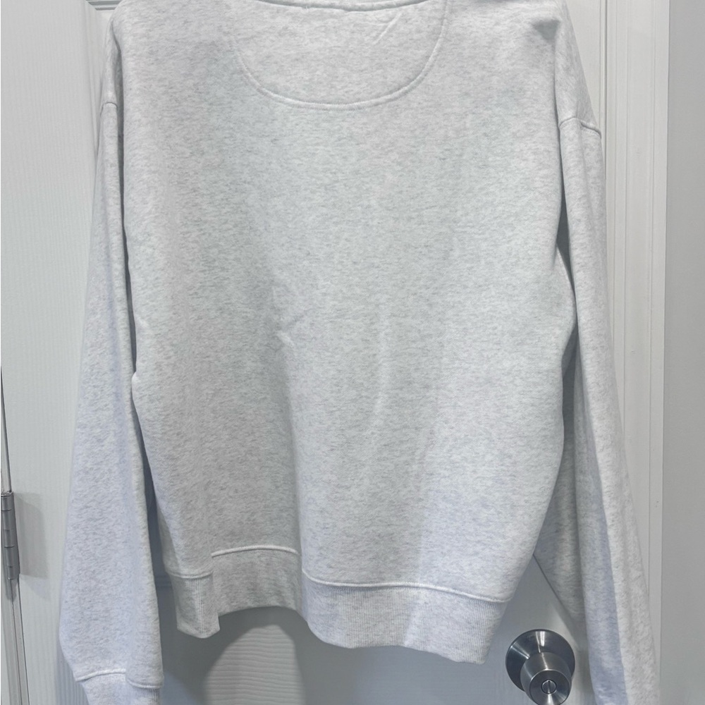 DKNY Light Gray Graphic Crew Neck Sweater - Picture 13 of 15
